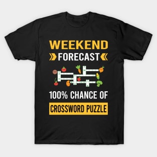 Weekend Forecast Crossword Puzzles T-Shirt